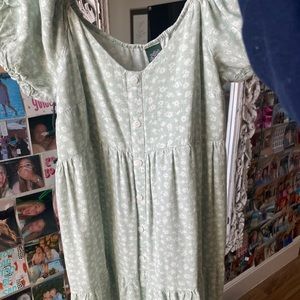 Spring green dress!!!!
